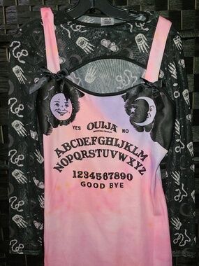 Ouija Board Mystifying Dress & Top set by Spirit Halloween size L NWT